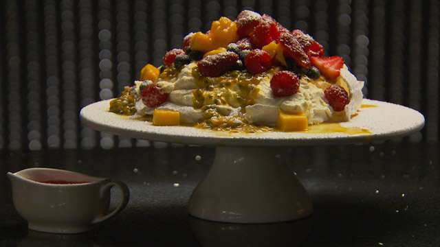 Passionfruit And Berry Pavlova-image