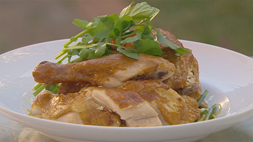 Slow Braised Chicken in Master Stock with Egg Noodles-image