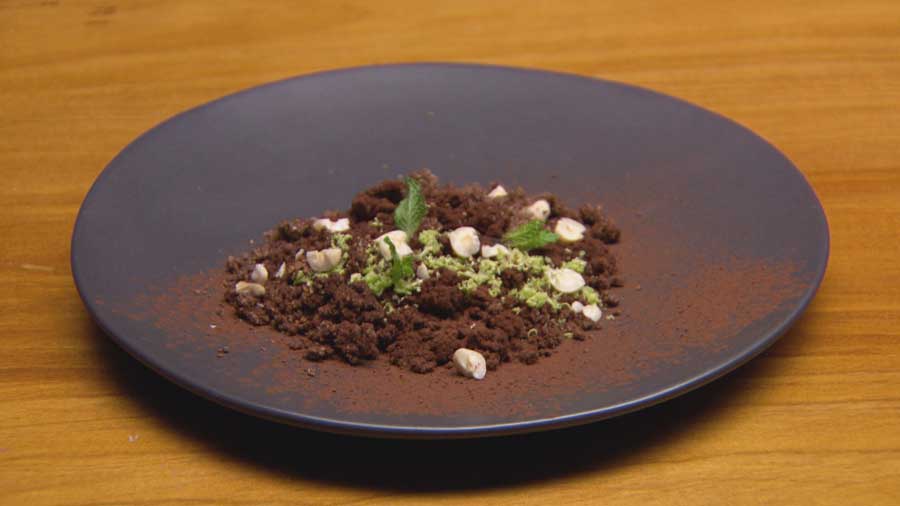 Chocolate, Hazelnut, Coffee & Vanilla Cremeux with Mousse-image