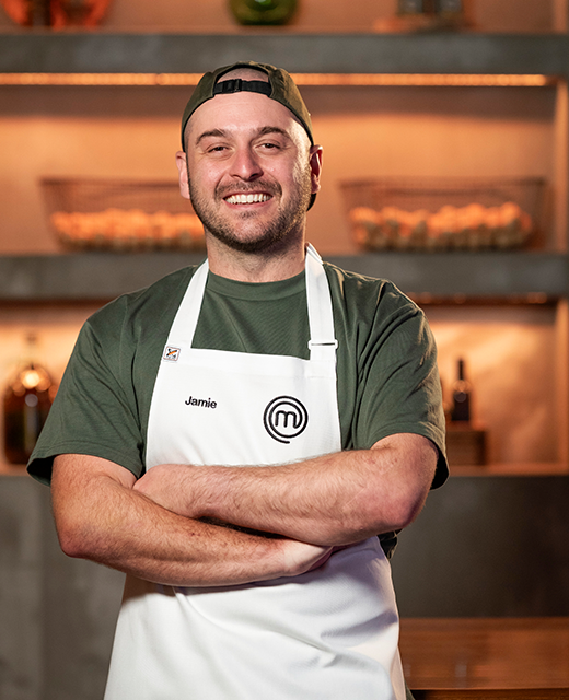 Jamie Fleming on MasterChef Australia: Back To Win.